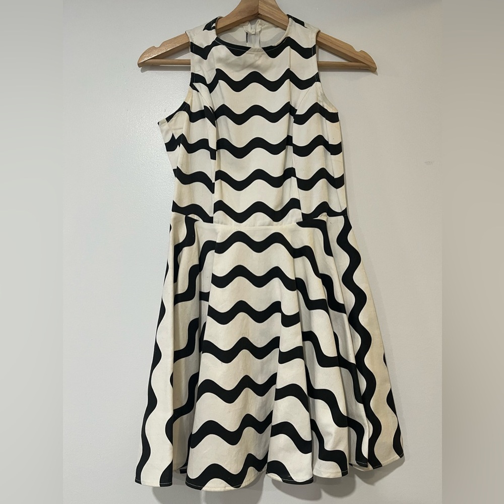 Mini flared A-line cocktail dress